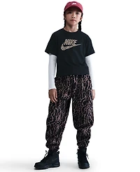 Nike Boys and Girls 7-20 Boxy Animal-Print T-Shirt