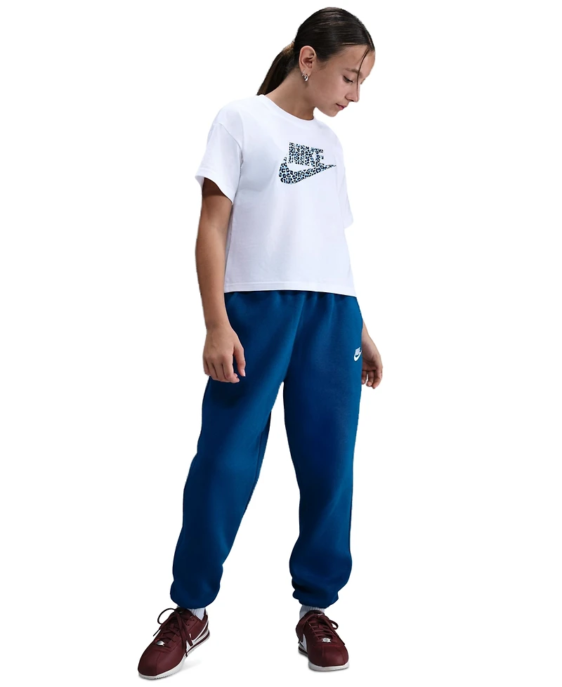 Nike Boys and Girls 7-20 Boxy Animal-Print T-Shirt