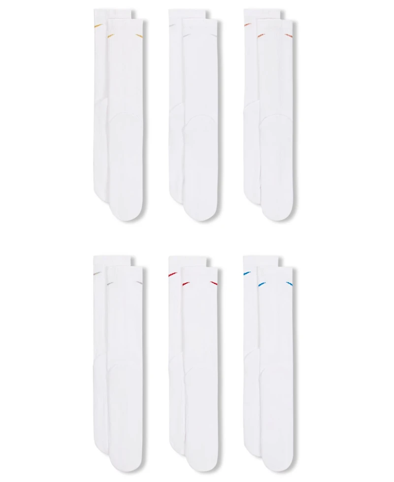 Nike Unisex Everyday Plus Cushioned Training 6-Pairs Crew Socks