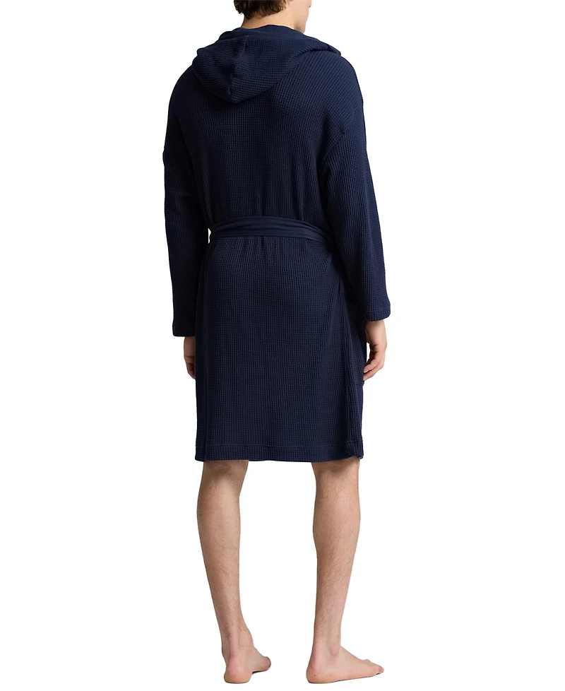 Polo Ralph Lauren Men's Thermal Hooded Robe with Belt