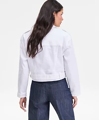 I.n.c. International Concepts Women's Belted Moto Jacket, Macy's Exclusive