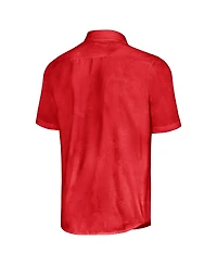 Tommy Bahama Men's Crimson Alabama Tide Sport Coconut Point Palm Vista IslandZone Button-Up Shirt