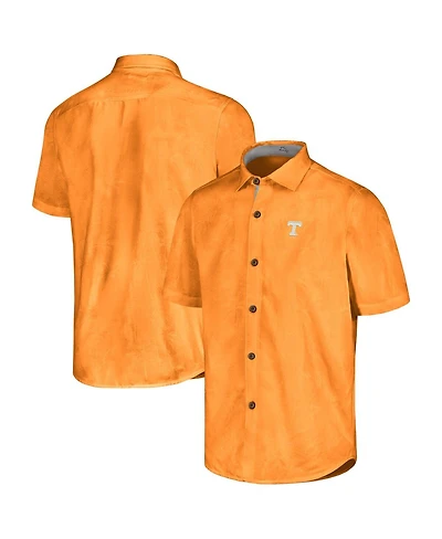 Tommy Bahama Men's Tennessee Orange Volunteers Sport Coconut Point Palm Vista IslandZone Button-Up Shirt