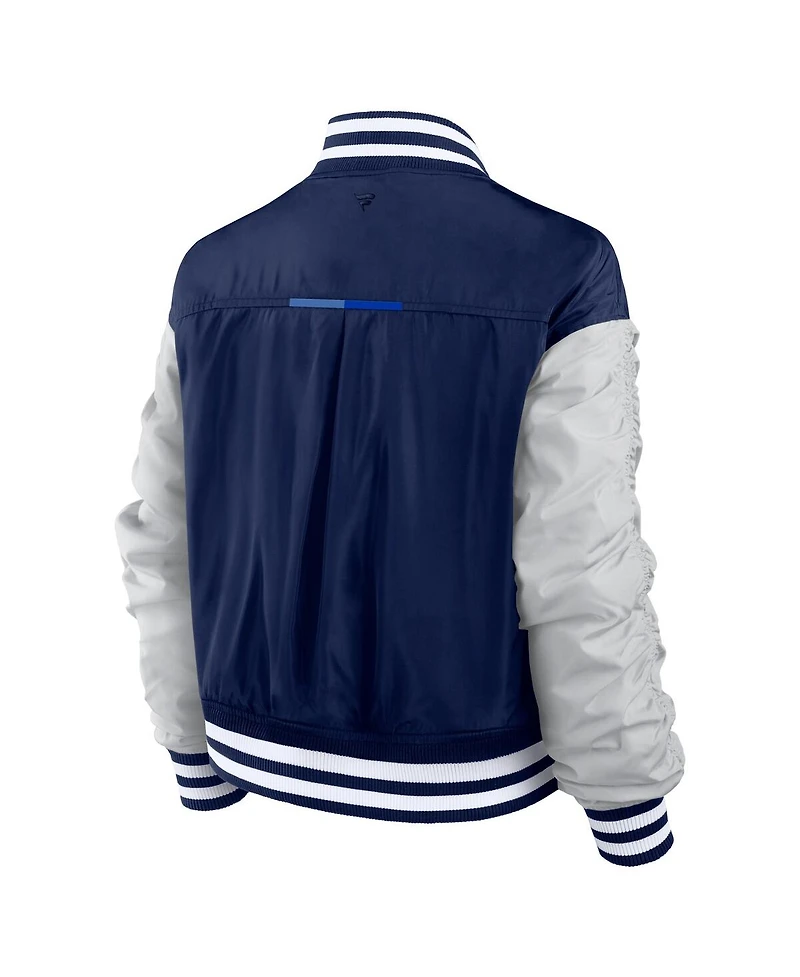 Fanatics Women's College Navy Seattle Seahawks Elements Wave Full-Snap Jacket