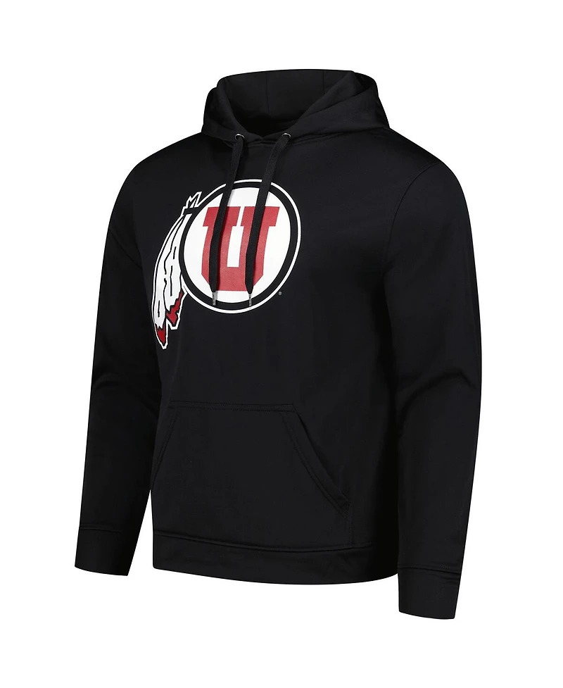 Fanatics Unlabeled Men's Black Utah Utes Foundation Fleece Pullover Hoodie