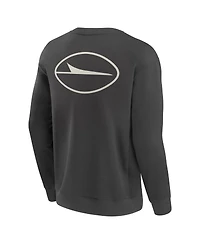 Fanatics Men's Charcoal New York Jets Elements Future Ground Lettering Pullover Sweatshirt