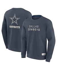 Fanatics Men's Navy Dallas Cowboys Elements Future Ground Lettering Pullover Sweatshirt