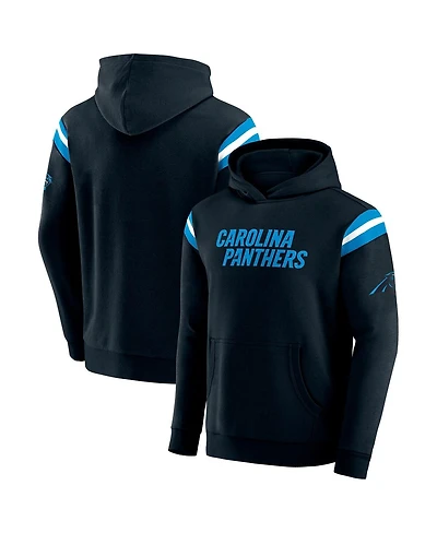 Darius Rucker Collection by Fanatics Men's Black Carolina Panthers Football Washed Pullover Hoodie