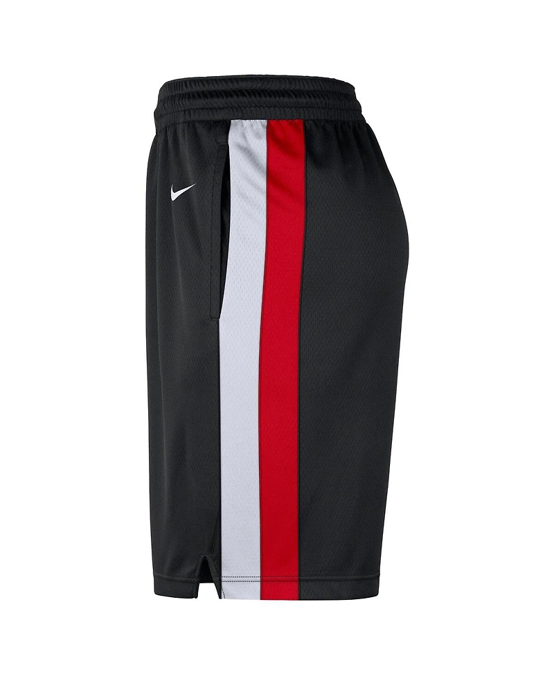 Nike Men's Black Portland Trail Blazers Swingman Dri-fit Shorts