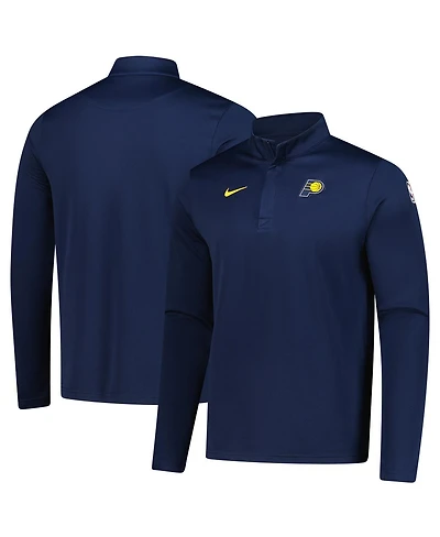 Nike Men's Navy Indiana Pacers 2025/26 Authentic Coaches Quarter-Zip Dri-Fit Sweatshirt