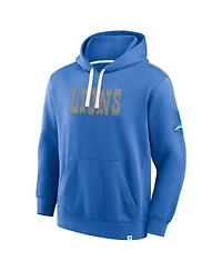 Fanatics Men's Blue Detroit Lions New Horizons Heritage Pullover Hoodie