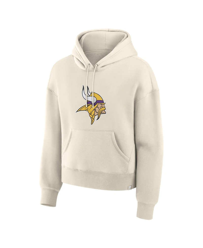 Fanatics Women's Cream Minnesota Vikings Dove Legacy Pullover Hoodie
