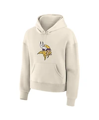 Fanatics Women's Cream Minnesota Vikings Dove Legacy Pullover Hoodie