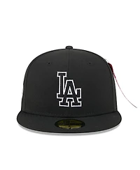 New Era x Alpha Industries Men's Black Los Angeles Dodgers 59FIFTY Fitted Hat