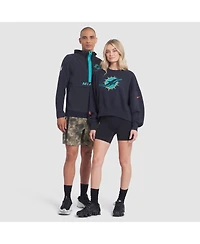 Nike Women's Pitch Blue Miami Dolphins 2025 Rivalries Collection Oversized Phoenix Fleece Sweatshirt