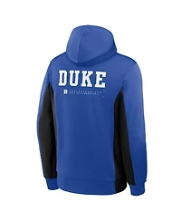 Nike Men's Royal/Black Duke Blue Devils Dri-fit Game Full-Zip Hoodie Jacket