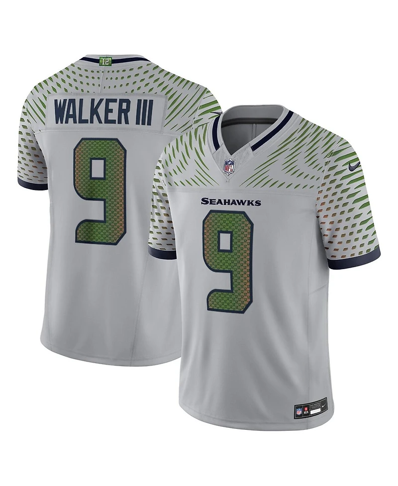 Nike Men's Kenneth Walker Iii Wolf Gray Seattle Seahawks 2025 Rivalries Collection Limited Jersey