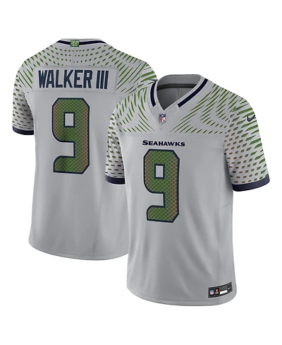 Nike Men's Kenneth Walker Iii Wolf Gray Seattle Seahawks 2025 Rivalries Collection Limited Jersey