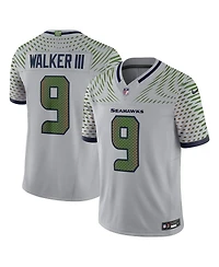 Nike Men's Kenneth Walker Iii Wolf Gray Seattle Seahawks 2025 Rivalries Collection Limited Jersey