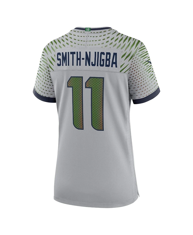 Nike Women's Jaxon Smith-Njigba Wolf Gray Seattle Seahawks 2025 Rivalries Collection Game Jersey