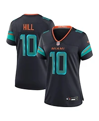 Nike Women's Tyreek Hill Pitch Blue Miami Dolphins 2025 Rivalries Collection Game Jersey