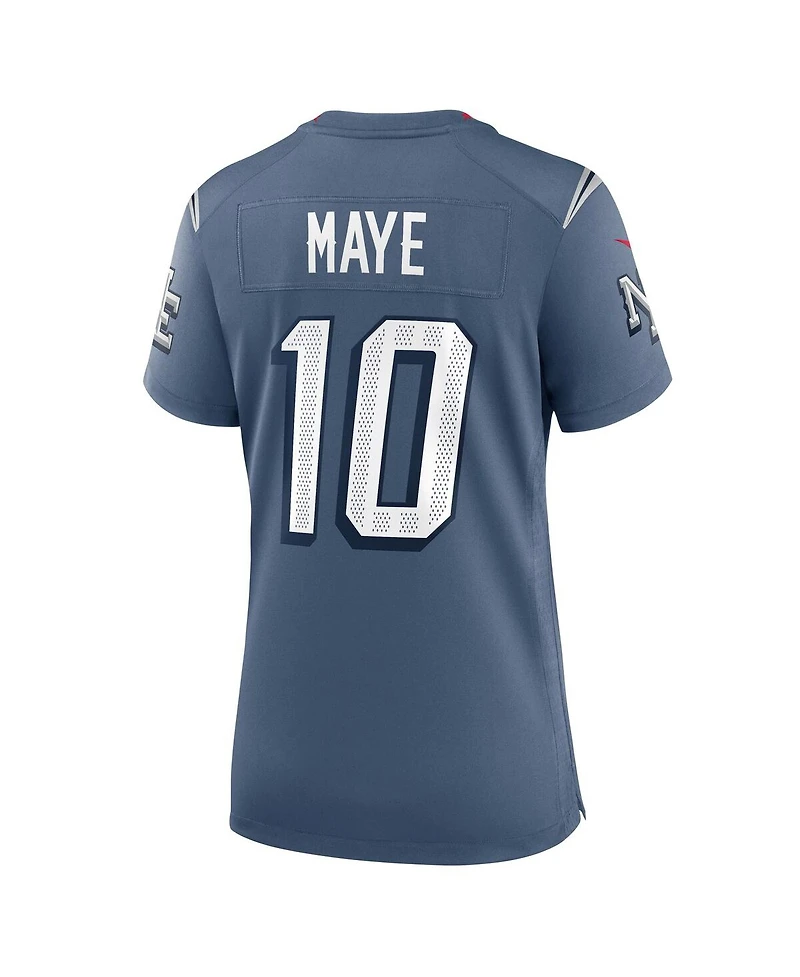 Nike Women's Drake Maye Storm Blue New England Patriots 2025 Rivalries Collection Game Jersey