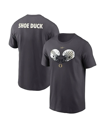 Nike Men's Anthracite Oregon Ducks Shoe Duck Unstoppable Force Dri-fit T-Shirt