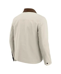 Darius Rucker Collection by Fanatics Men's Tan Dallas Cowboys Midweight Canvas Full-Button Jacket