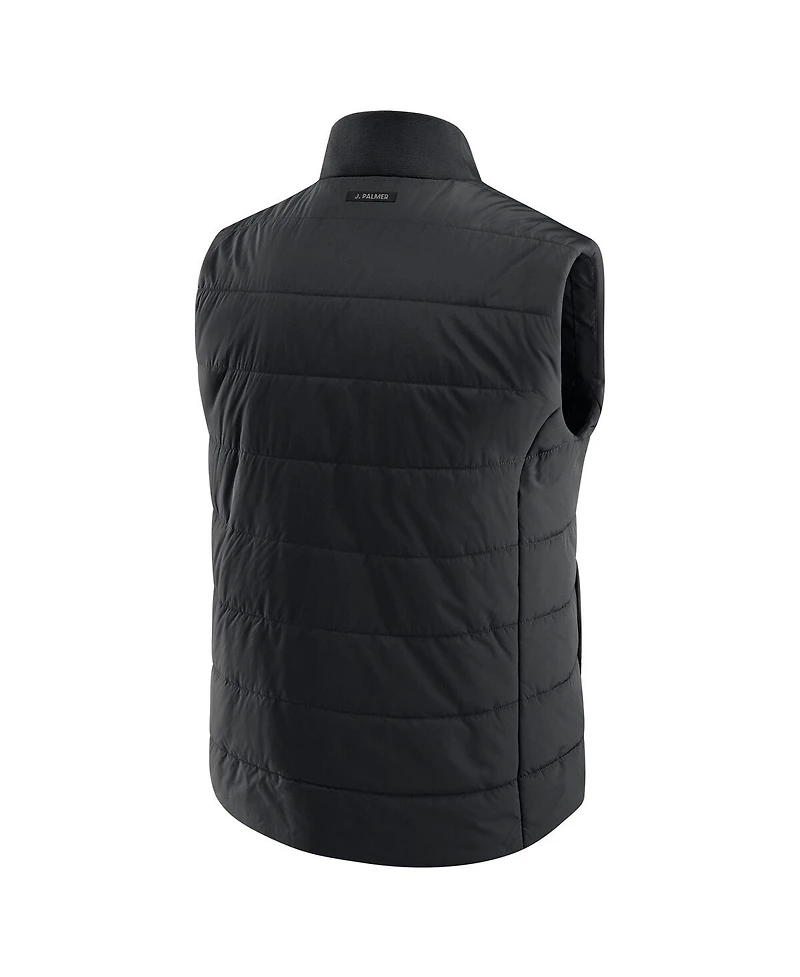 J. Palmer Men's Black Philadelphia Eagles Front Office Full-Zip Vest