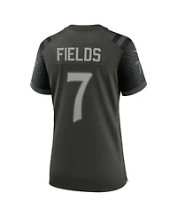 Nike Women's Justin Fields Gotham Green New York Jets 2025 Rivalries Collection Game Jersey