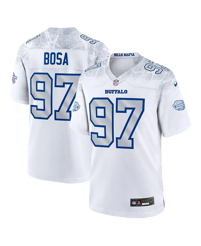 Nike Men's Joey Bosa White Buffalo Bills 2025 Rivalries Collection Game Jersey