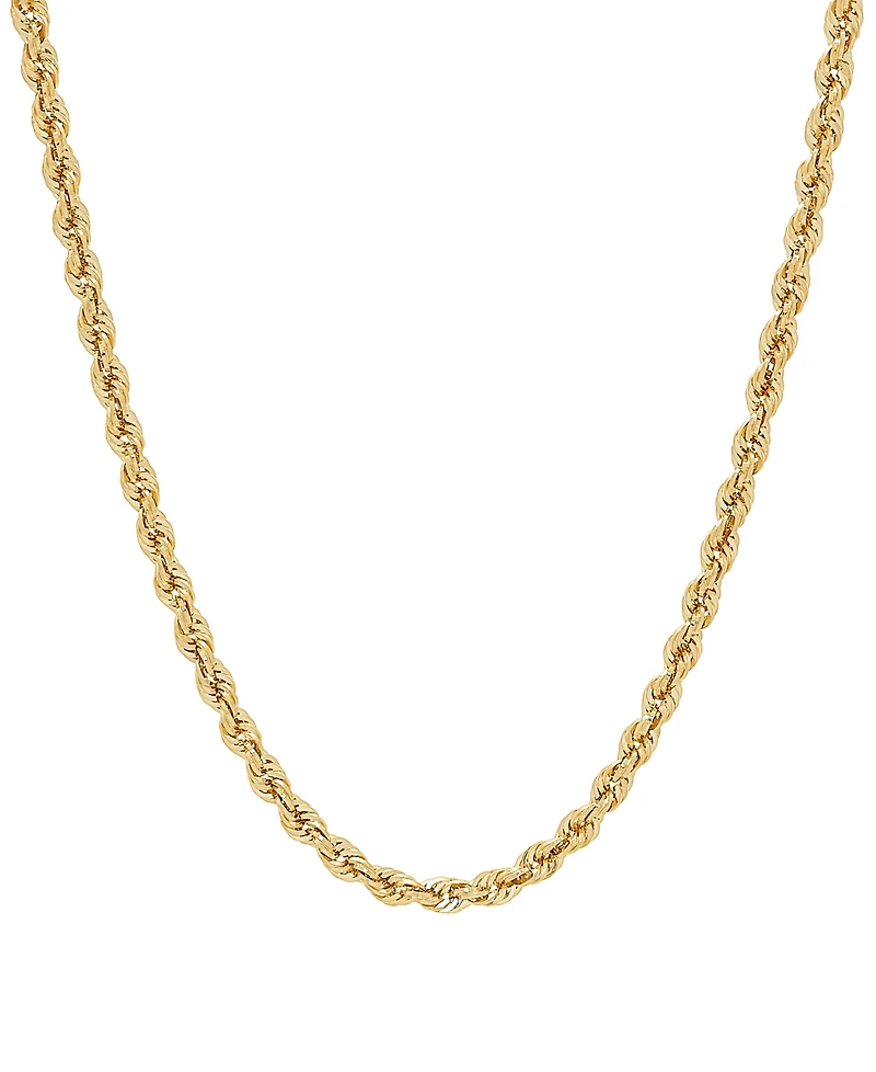 Macy's Rope Chain 22" Necklace (4mm) in 14K Yellow Gold