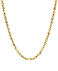 Macy's Rope Chain 22" Necklace (4mm) in 14K Yellow Gold