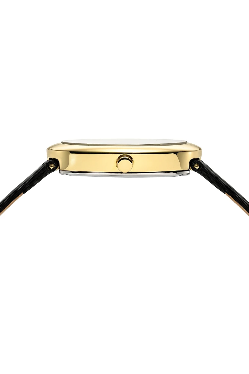 Porsamo Bleu Women's Eloise Genuine Leather Band Watch 1353BELL