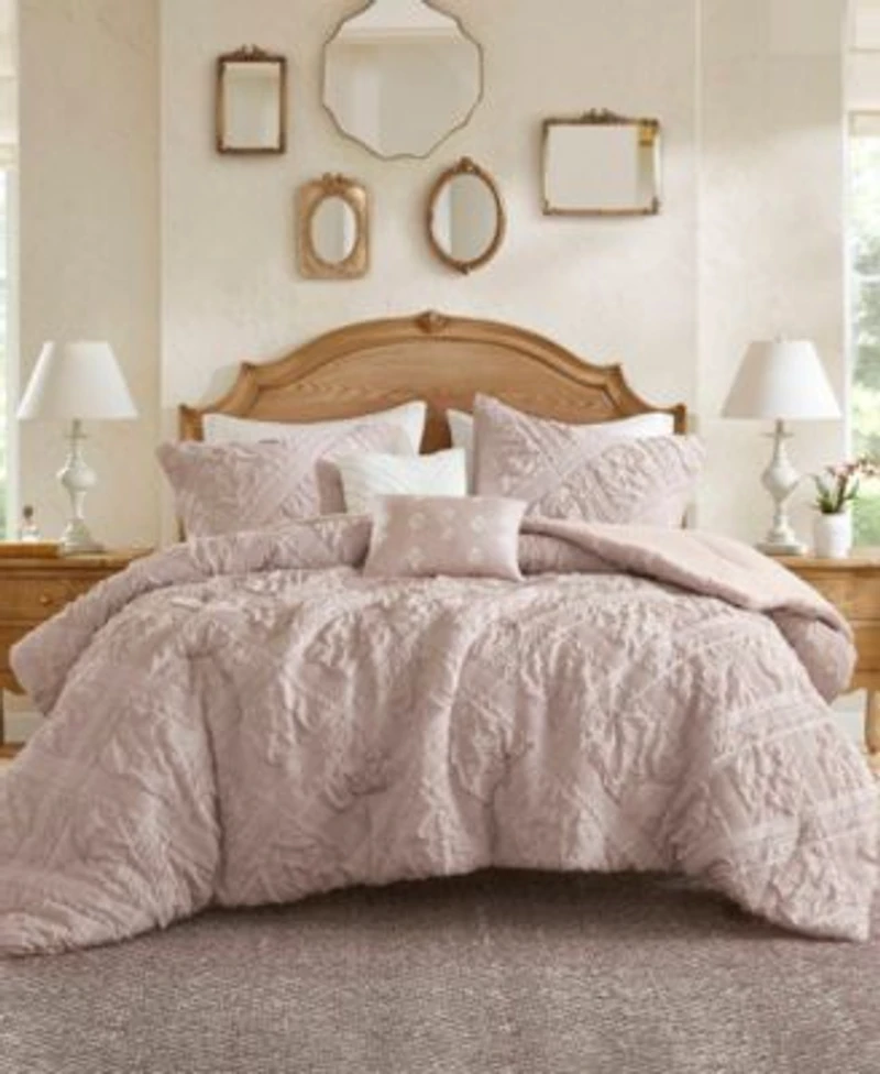Madison Park Mona Sculpted Jacquard Comforter Sets