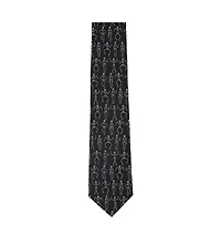 Trafalgar Big & Tall Davy Bones the Dancing Skeleton Silk Novelty Necktie