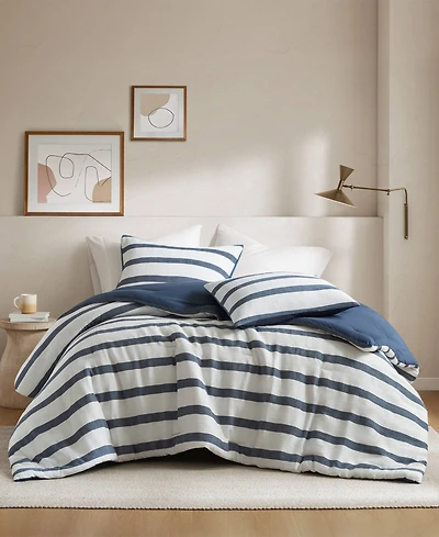 510 Design Merritt Yarn-Dyed Striped 3-Pc. Comforter Set, Full/Queen