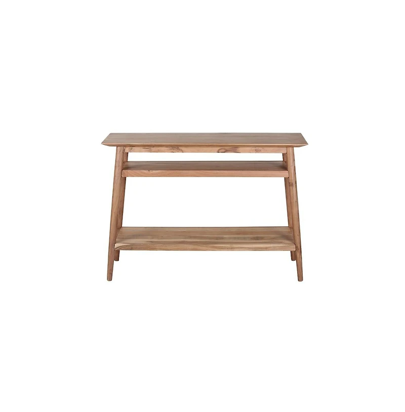Porter Designs Portola Solid Acacia Wood Console Table, Natural