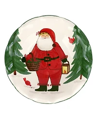 Vietri Old St. Nick Pedestal Fruit Bowl