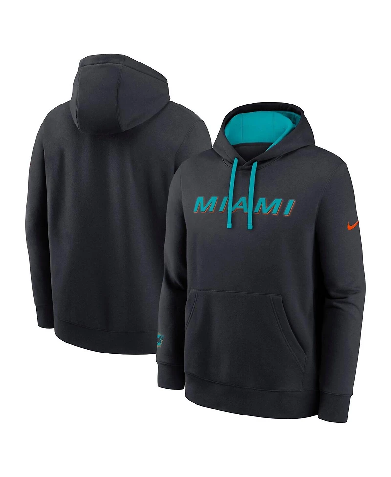 Nike Men's Pitch Blue Miami Dolphins 2025 Rivalries Collection Club Hoodie