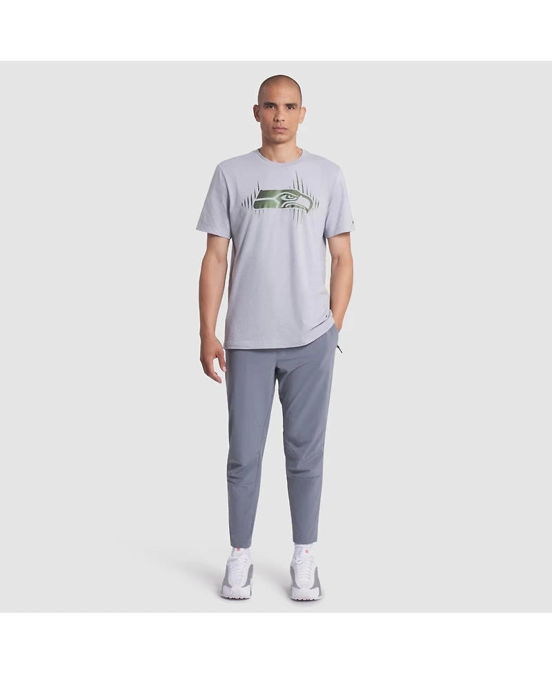 Nike Men's Wolf Gray Seattle Seahawks 2025 Rivalries Collection Essential T-Shirt
