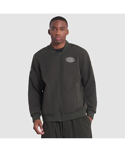 Nike Men's Gotham Green New York Jets 2025 Rivalries Collection Sideline Full-Zip Bomber Jacket