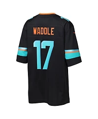 Nike Big Boys and Girls Jaylen Waddle Pitch Blue Miami Dolphins 2025 Rivalries Collection Game Jersey