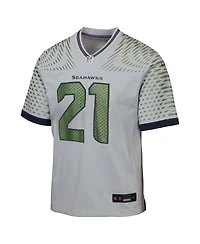 Nike Big Boys and Girls DeVon Witherspoon Wolf Gray Seattle Seahawks 2025 Rivalries Collection Game Jersey