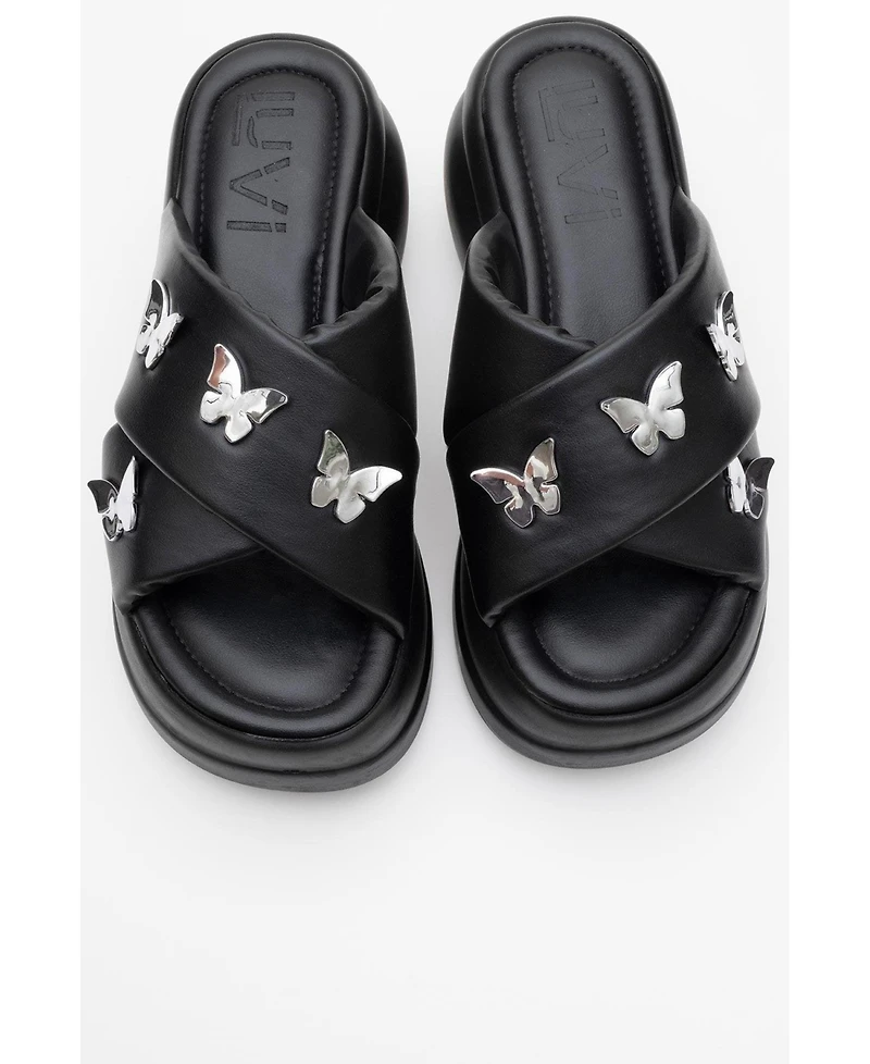 Prologue Shoes Force Butterfly-Buckle Platform Sandal (Women)