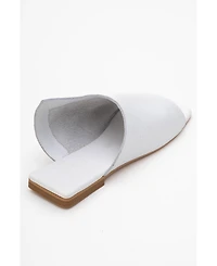 Forever & Always Shoes Orianna Leather Slide Sandal (Women)