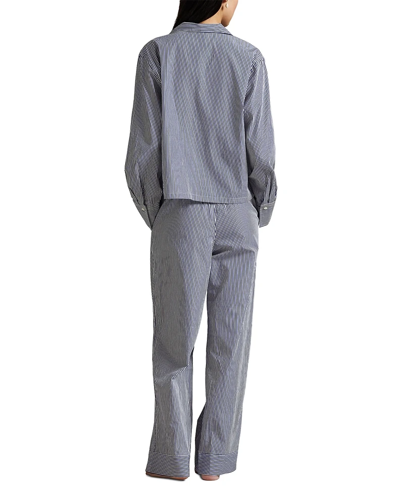 Polo Ralph Lauren Women's 2-Piece Long Sleeves Shirt and Pants Pajama Set