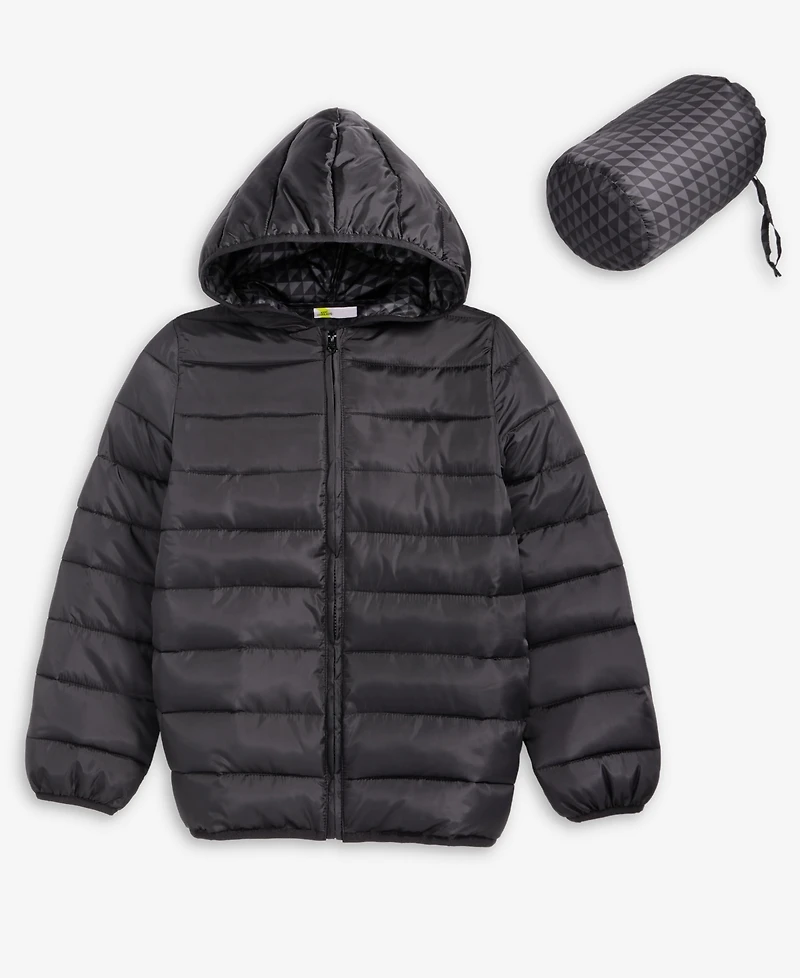 Epic Threads Boys 5-20 Check Packable Long-Sleeve Jacket, Macy's Exclusive