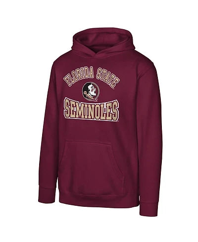 Outerstuff Big Boys and Girls Garnet Florida State Seminoles Hometown Classic Fleece Pullover Hoodie