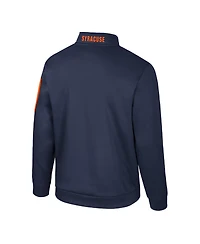 Colosseum Men's Navy Syracuse Orange Mainframe Quarter-Zip Fleece Jacket